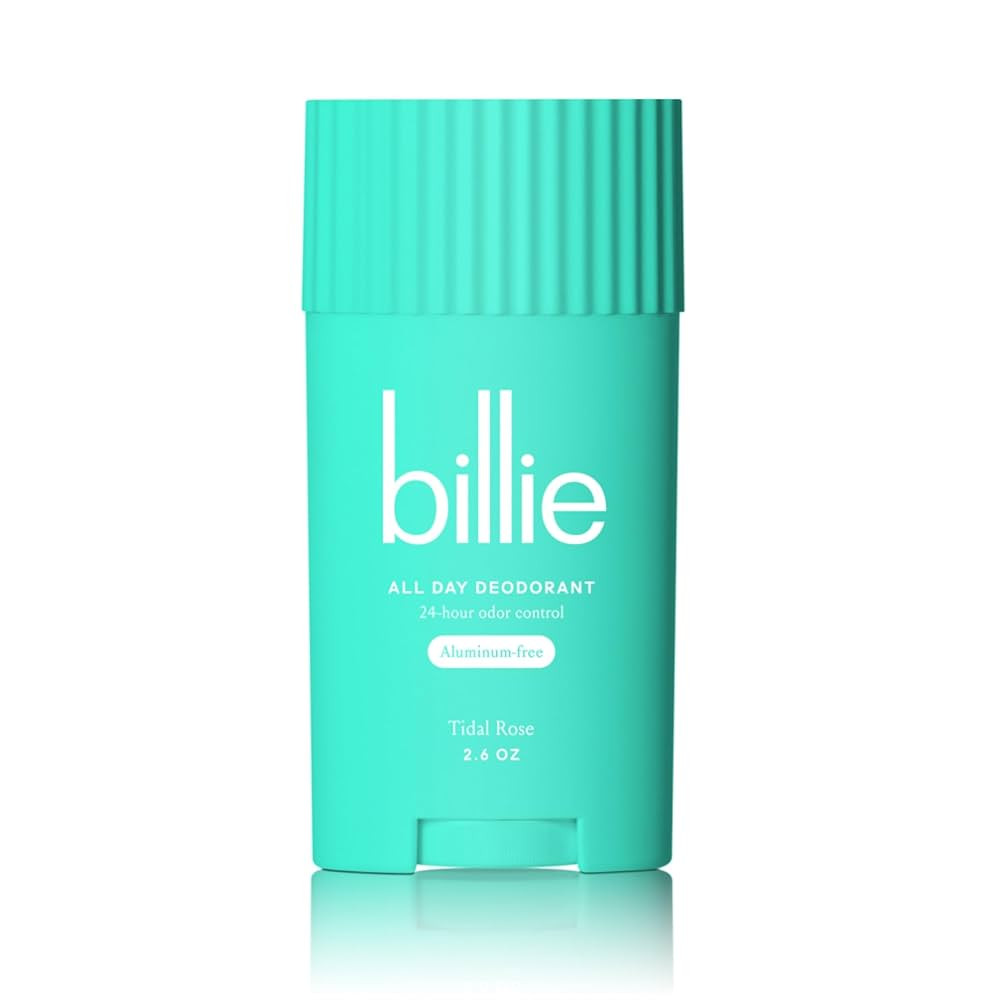 Billie All Day Deodorant, 24-hour Odor Protection, Aluminum-Free, Tidal Rose, 2.6oz | Amazon (US)