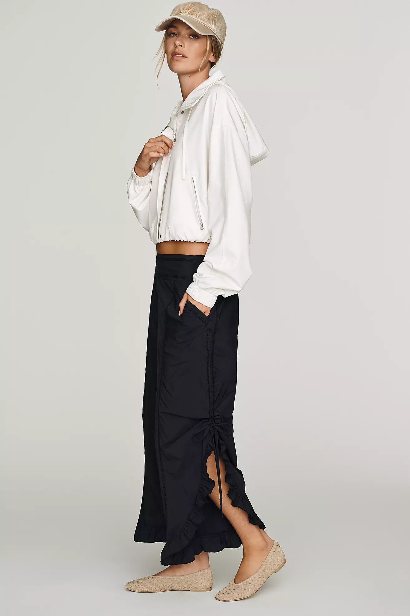 Daily Practice Ruffle Pants | Anthropologie (US)