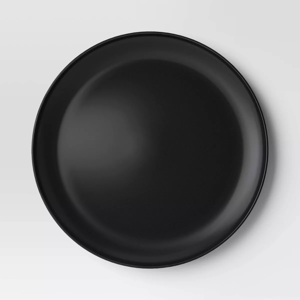 10.5" Plastic Dinner Plate Black - Room Essentials™: BPA-Free, Microwave & Dishwasher Safe, 20%... | Target