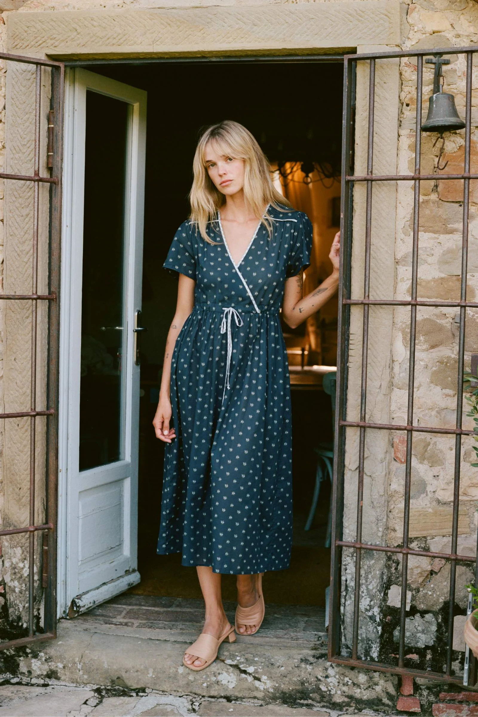 The Dawn Dress Petites | Blueberry Dot | Christy Dawn