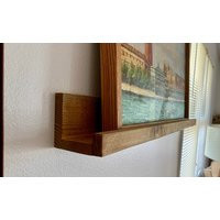 Floating Picture Ledge Shelf - Wall-Mounted Wooden For Photos, Art, Prints Customizable Sizes & Colors Home Decor Gallery Wall | Etsy (US)