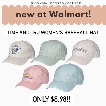 Walmart baseball hats! 

#LTKSeasonal #LTKstyletip #LTKfindsunder100