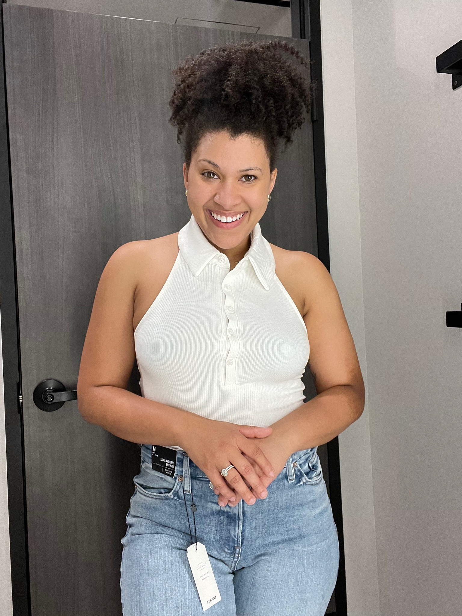 I am wearing a size small top and medium bottoms. Perfect casual errand day outfit.

#LTKstyletip #LTKFind #LTKsalealert