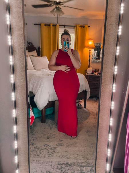 A red dress is always a good idea 

#LTKfindsunder50 #LTKmidsize