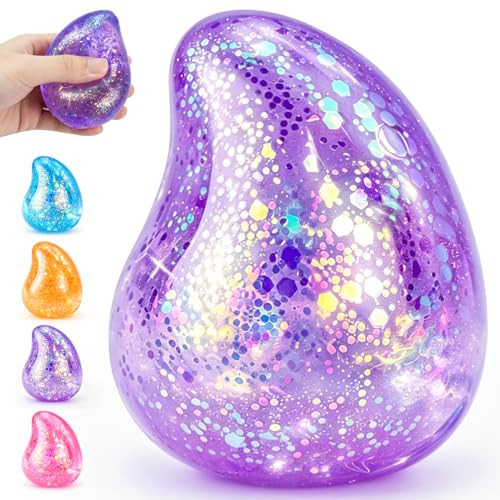 Drop Squishy Stress Balls Purple Raindrop Squishy Squeeze Toys | Amazon (US)