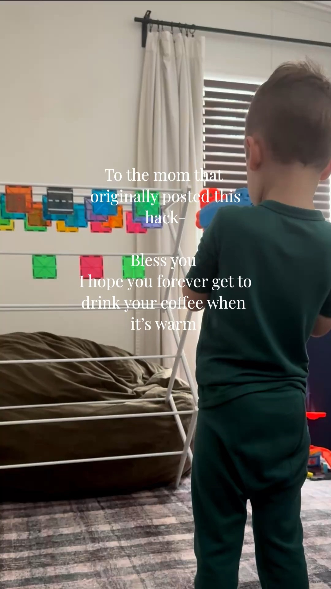 and I wish I saved the video so I could give proper credit but I ran so fast to try this I forgot. 

But it’s now Shepherd’s favorite thing


#LTKHome #LTKKids #LTKmomlife