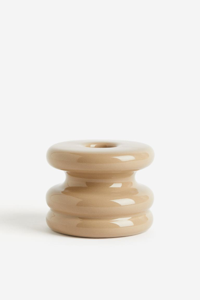 Stoneware Candlestick | H&M (US + CA)