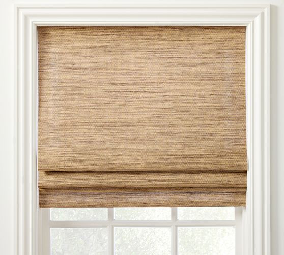Custom Sutton Natural Roman Shade | Pottery Barn (US)