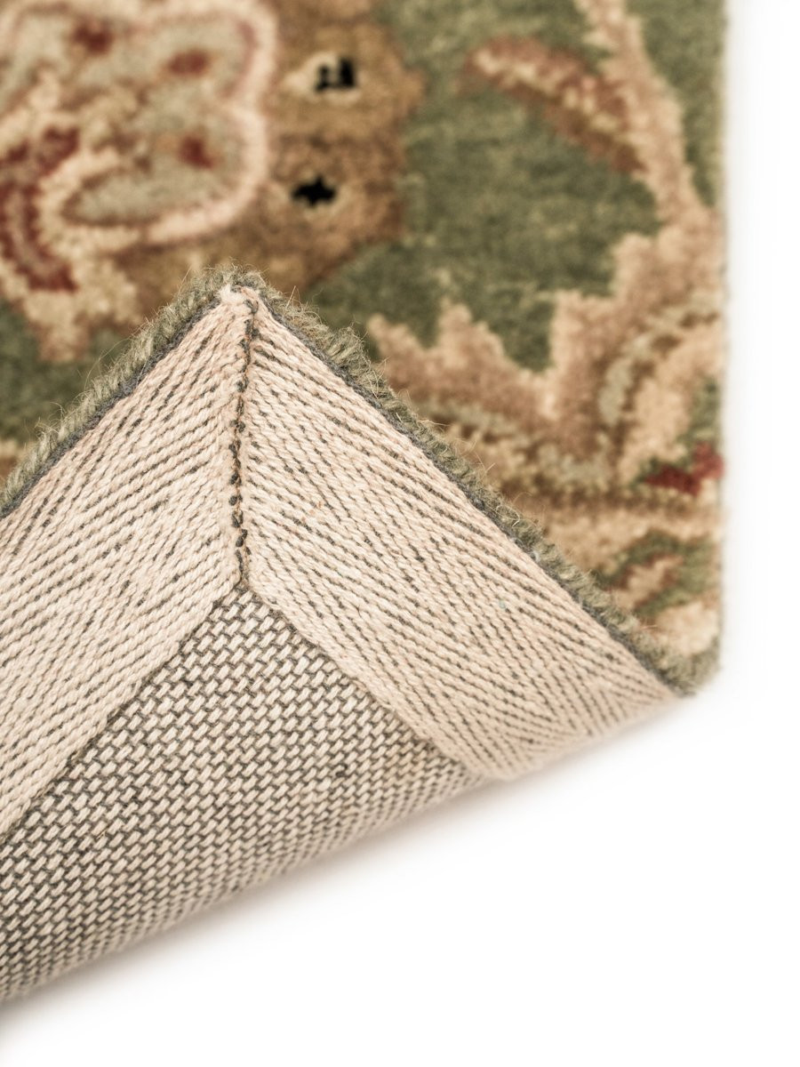 Monticello - Mahal Agra Green Pistachio Wool Hand-Tufted Area Rug | Rugs Direct