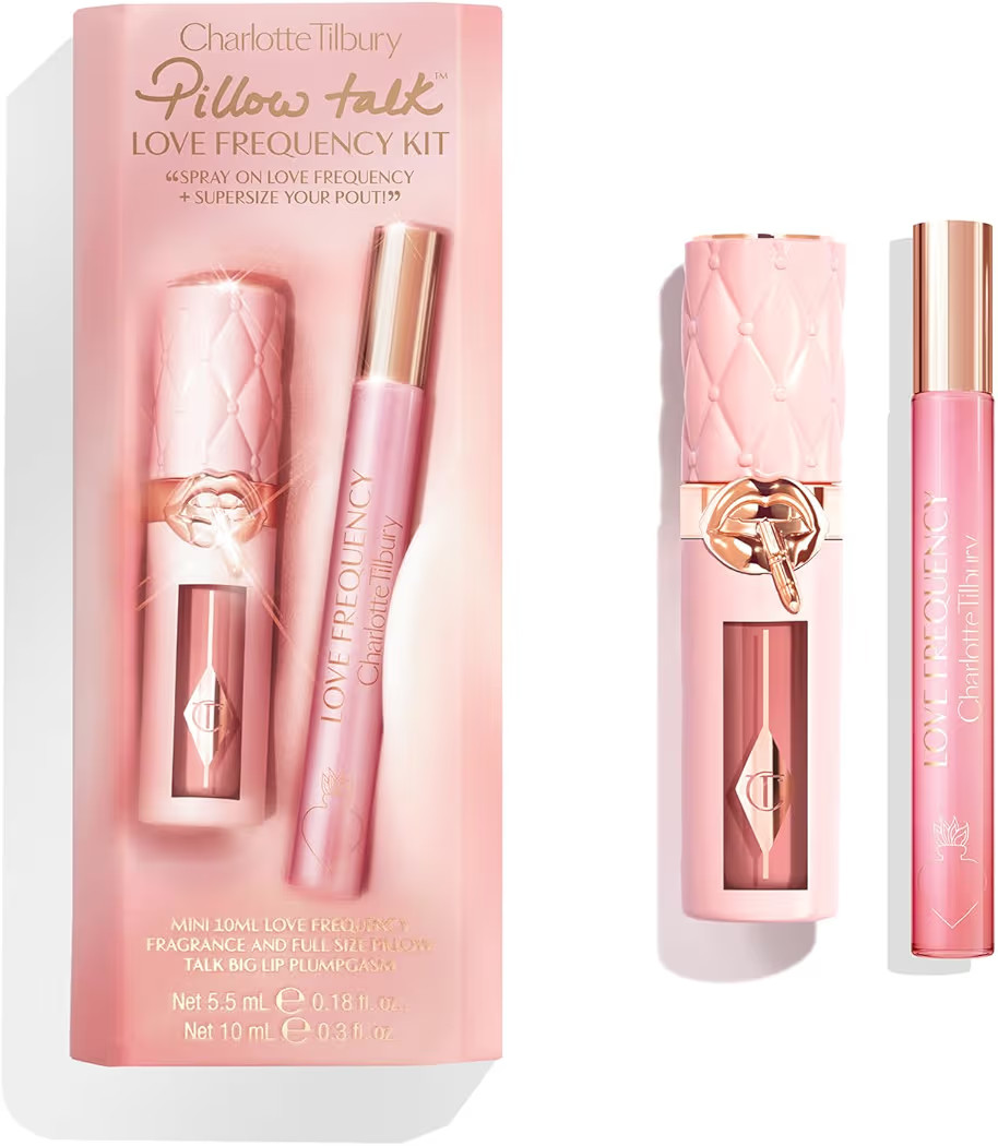 Charlotte Tilbury Pillow Talk Love Frequency Kit - Includes Pillow Talk Big Lip Plumpgasm Gloss &... | Amazon (US)