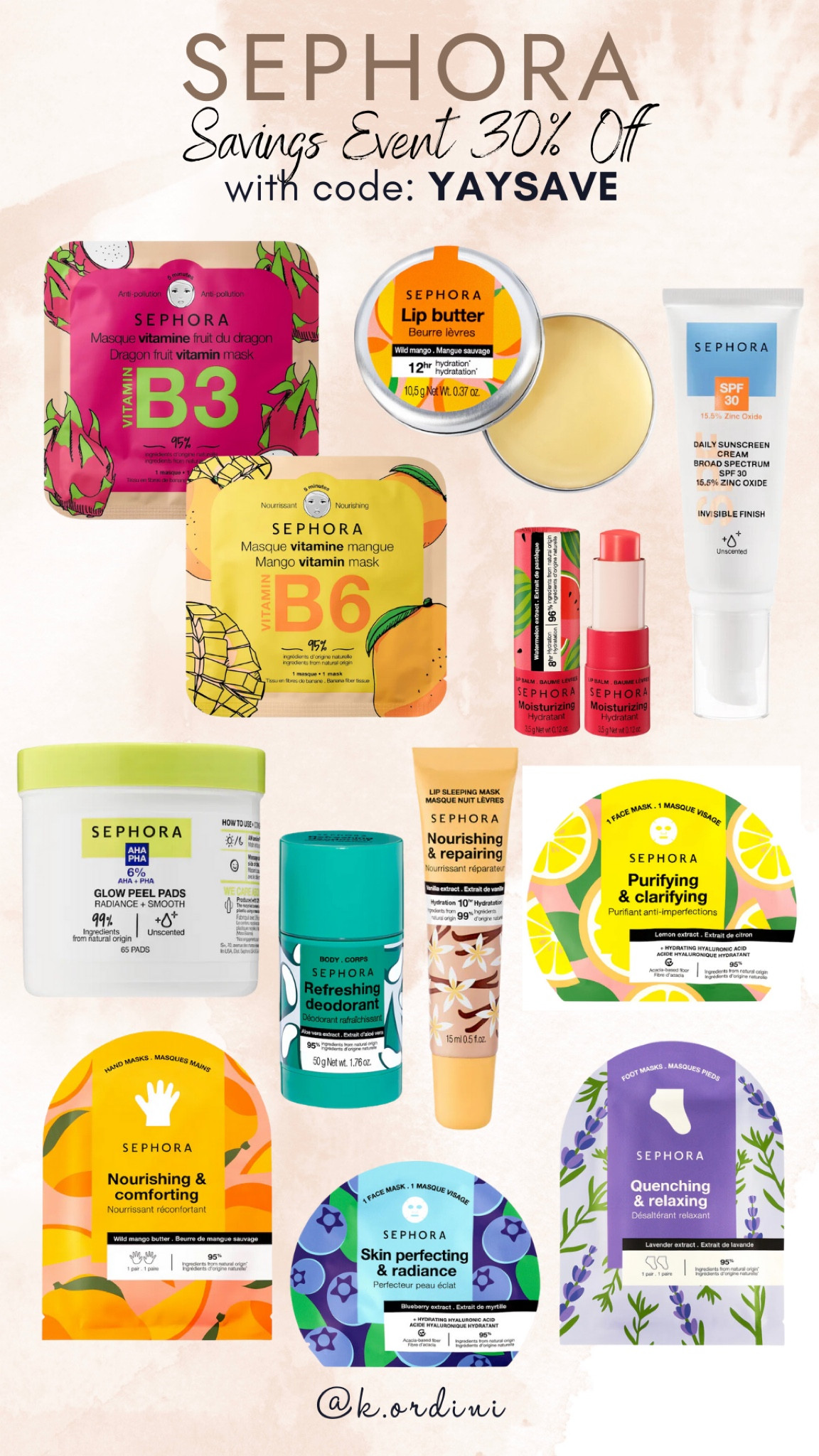 Indulge in clean beauty essentials from Sephora during their savings event! Don't miss out on these finds! #CleanBeautyFinds #SephoraSavings #NaturalGlow #CrueltyFreeBeauty #GreenBeauty #SelfCare #TreatYourSkin



#LTKsalealert #LTKbeauty