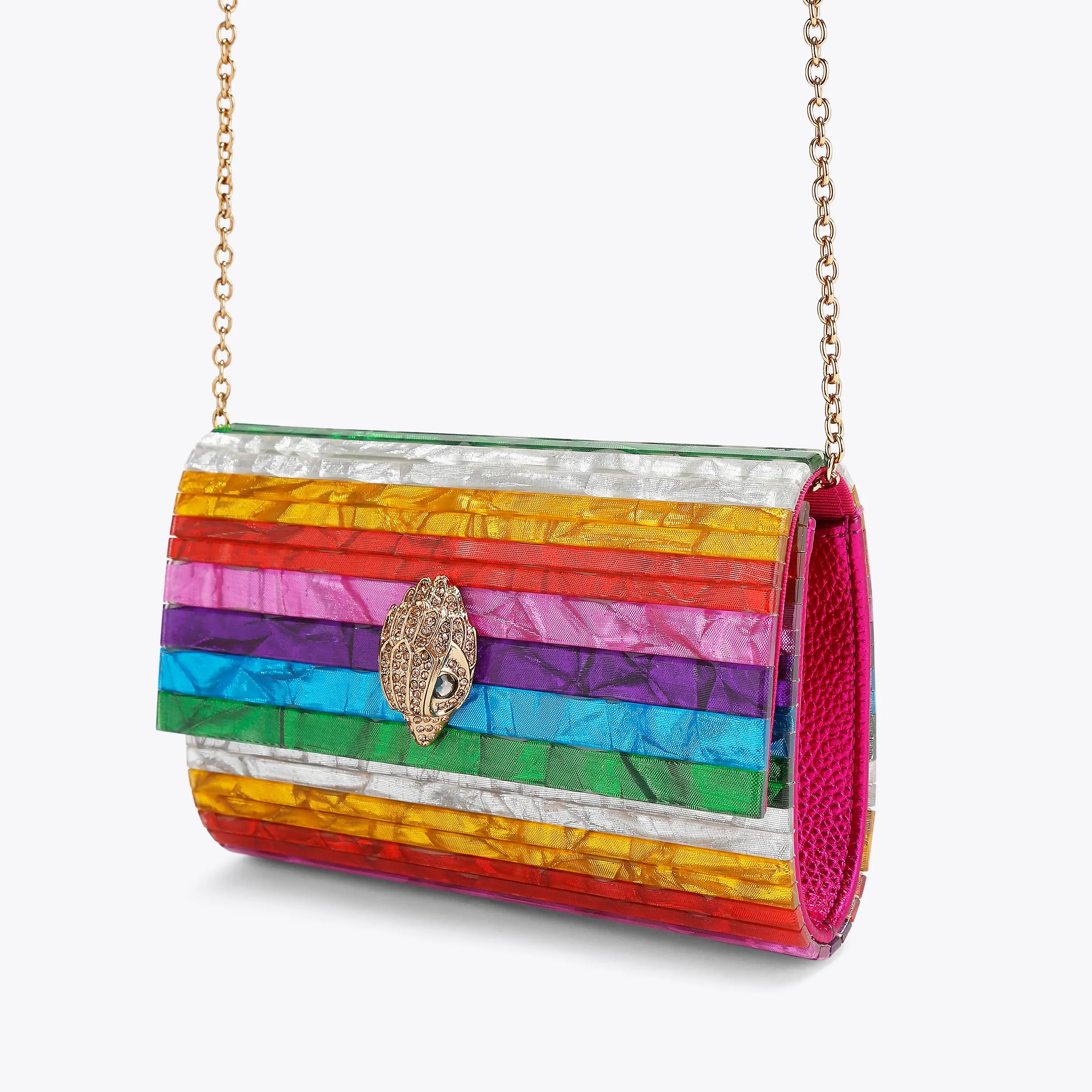 PARTY EAGLE CLUTCH Perspex Clutch Bag by KURT GEIGER LONDON | Kurt Geiger US