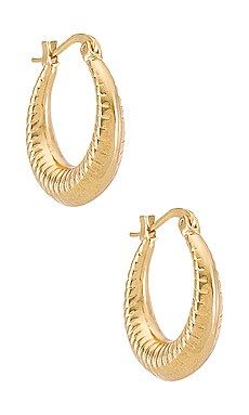 petit moments Mini Hoop in Gold from Revolve.com | Revolve Clothing (Global)