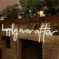 Happily Ever After Neon Sign, Led Custom Light, Acrylic Sign Wedding | Etsy (US)