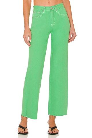 MORE TO COME Darla Denim Pant in Green from Revolve.com | Revolve Clothing (Global)