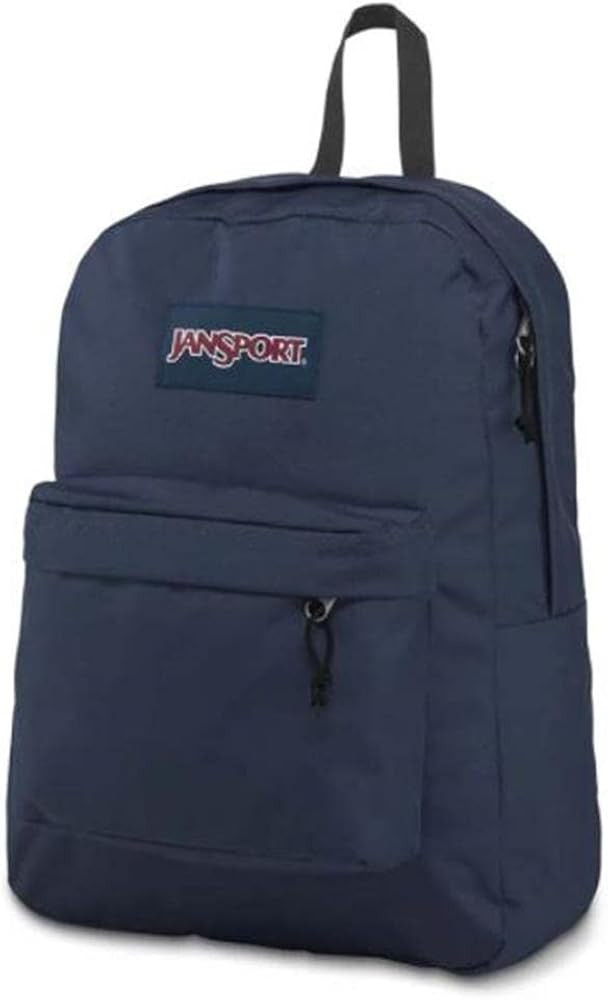 JanSport SuperBreak Backpack - Durable, Lightweight Premium Backpack - Navy | Amazon (US)