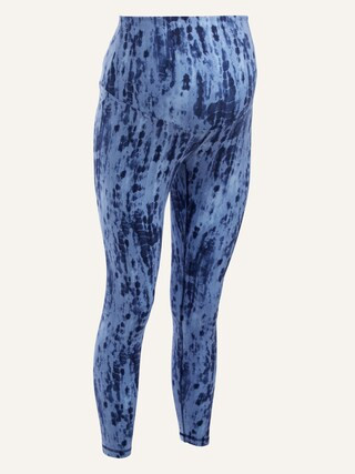 Maternity Rollover-Waist Balance Jersey Leggings | Old Navy (US)