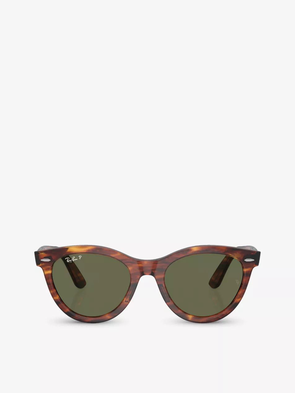 RB2241 Wayfarer Way round-frame propionate sunglasses | Selfridges