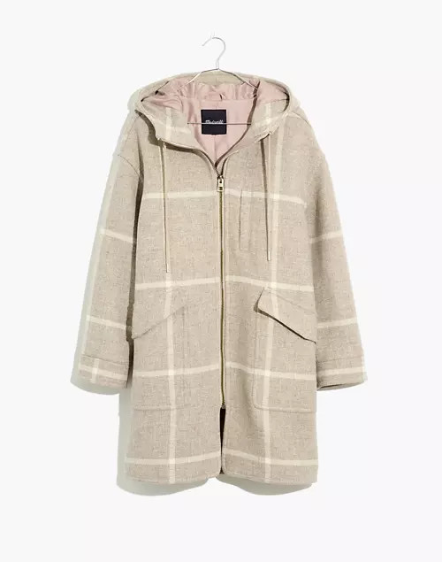 Windowpane Lynnford Coat in Undyed Insuluxe Fabric | Madewell