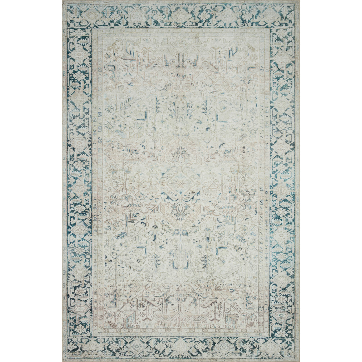 Lenna Natural Denim Rug | Magnolia