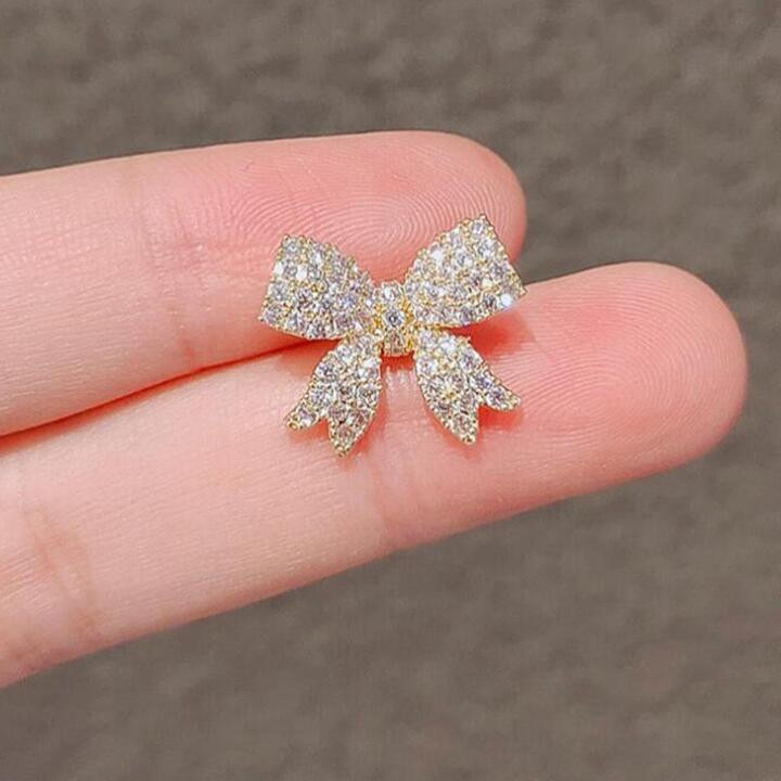 1pc Fashion Cubic Zirconia Decor Bow Design Brooch For Women For Daily Decoration | SHEIN USA | SHEIN