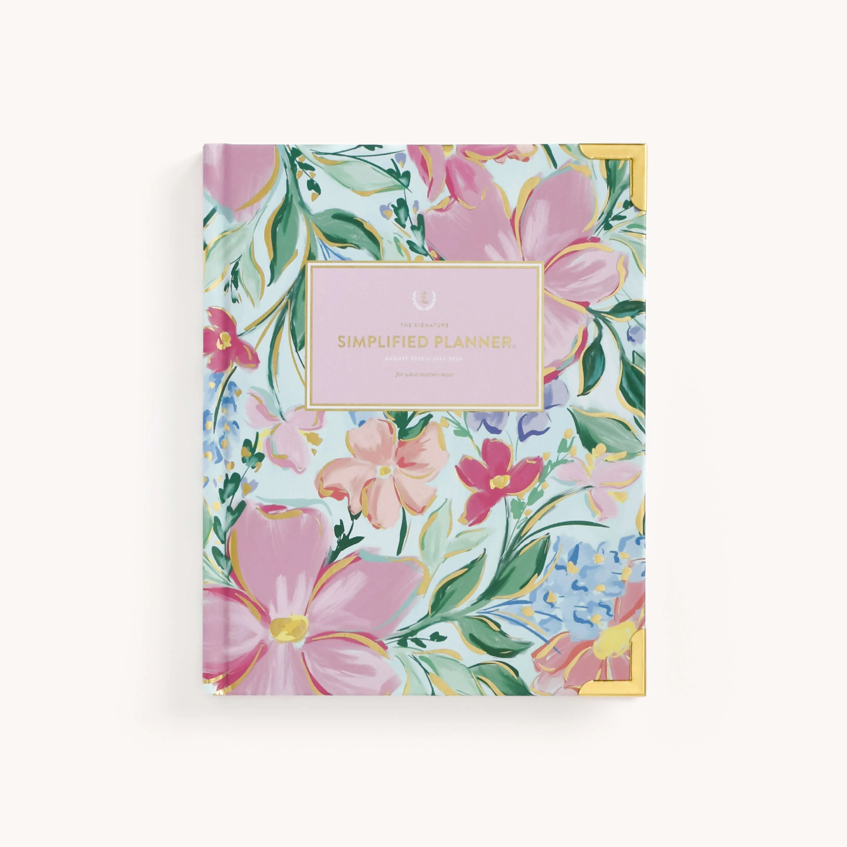 2023-2024 Weekly, Simplified Planner, Blush Magnolia | Simplified