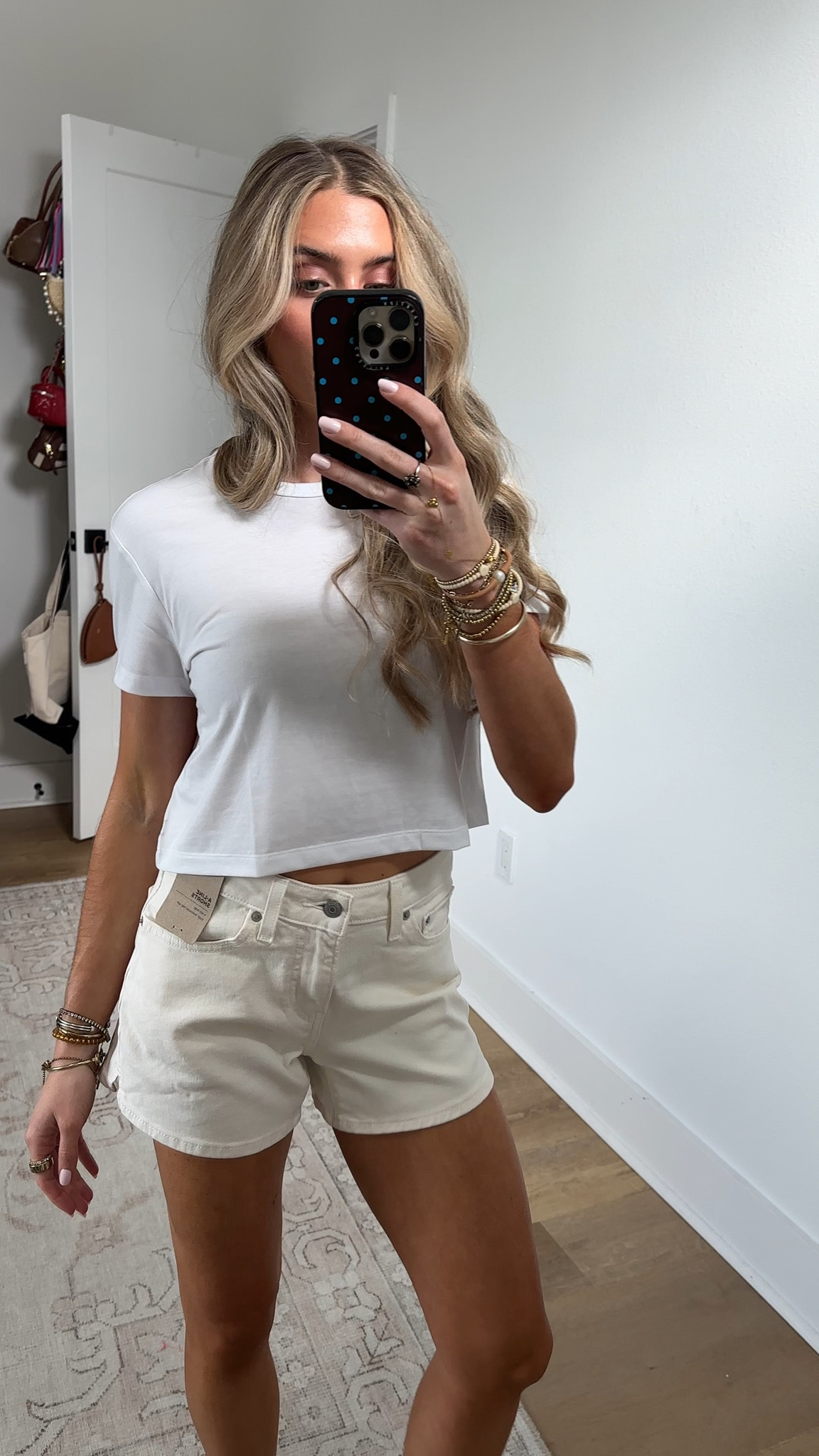 Levi’s A-Line shorts size 24 in ecru outside. When it comes to good shorts, it's all about the right proportions. These ultra-flattering A-Line Shorts nail it with a waist-defining mid-rise and a little extra room in the seat and thigh. The result: All-day shorts you'll feel really good in. @levis-au @levi 

#LTKootd #LTKFestival #LTKSaleAlert