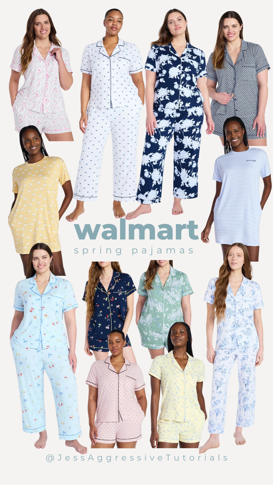 Walmart spring pajamas I LOVE!! Refresh your pajama wardrobe and match with me :)  

 #LTKootd #LTKmorningroutine #LTKSeasonal