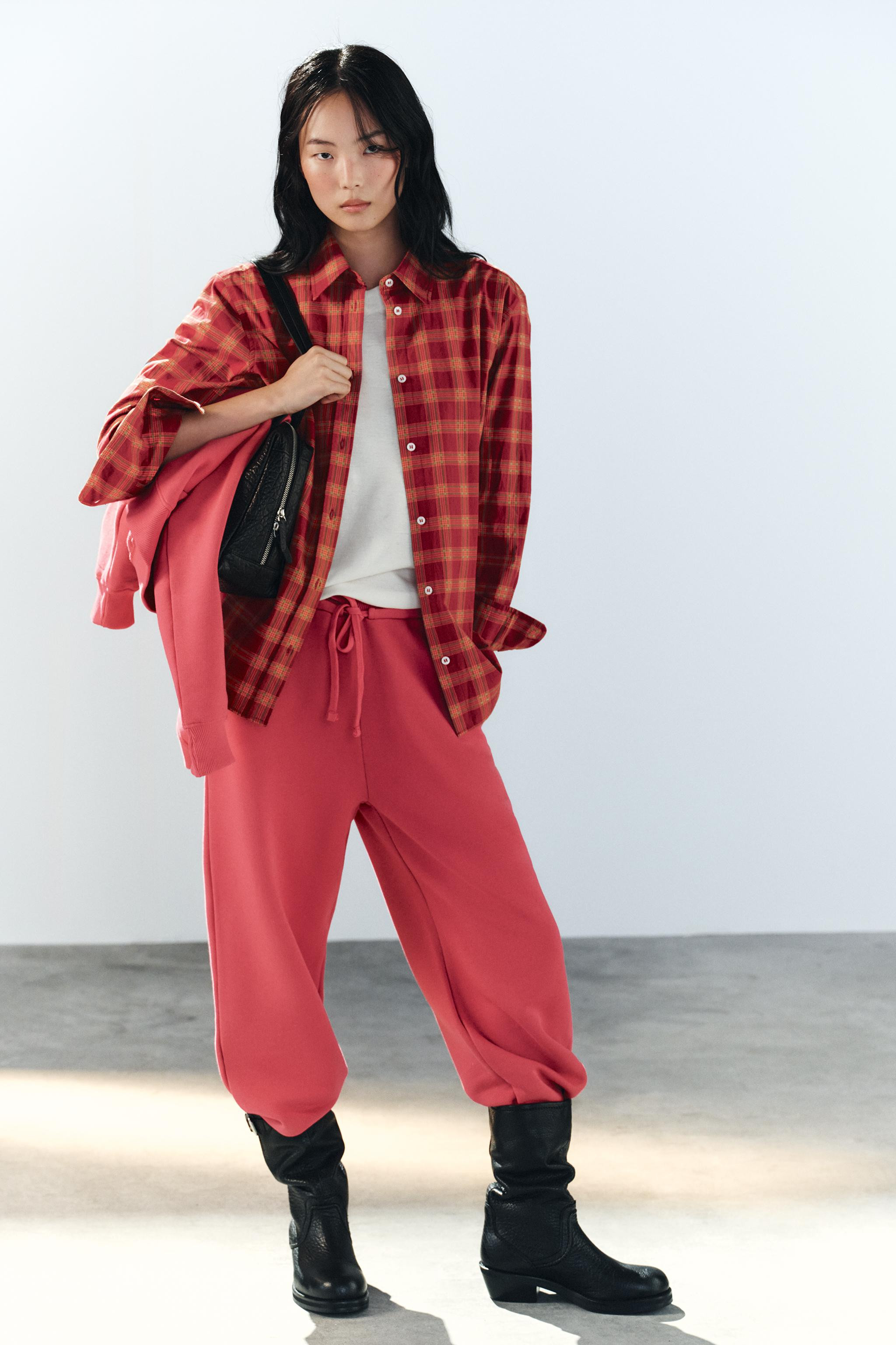 FLEECE DRAWSTRING PANTS | Zara US