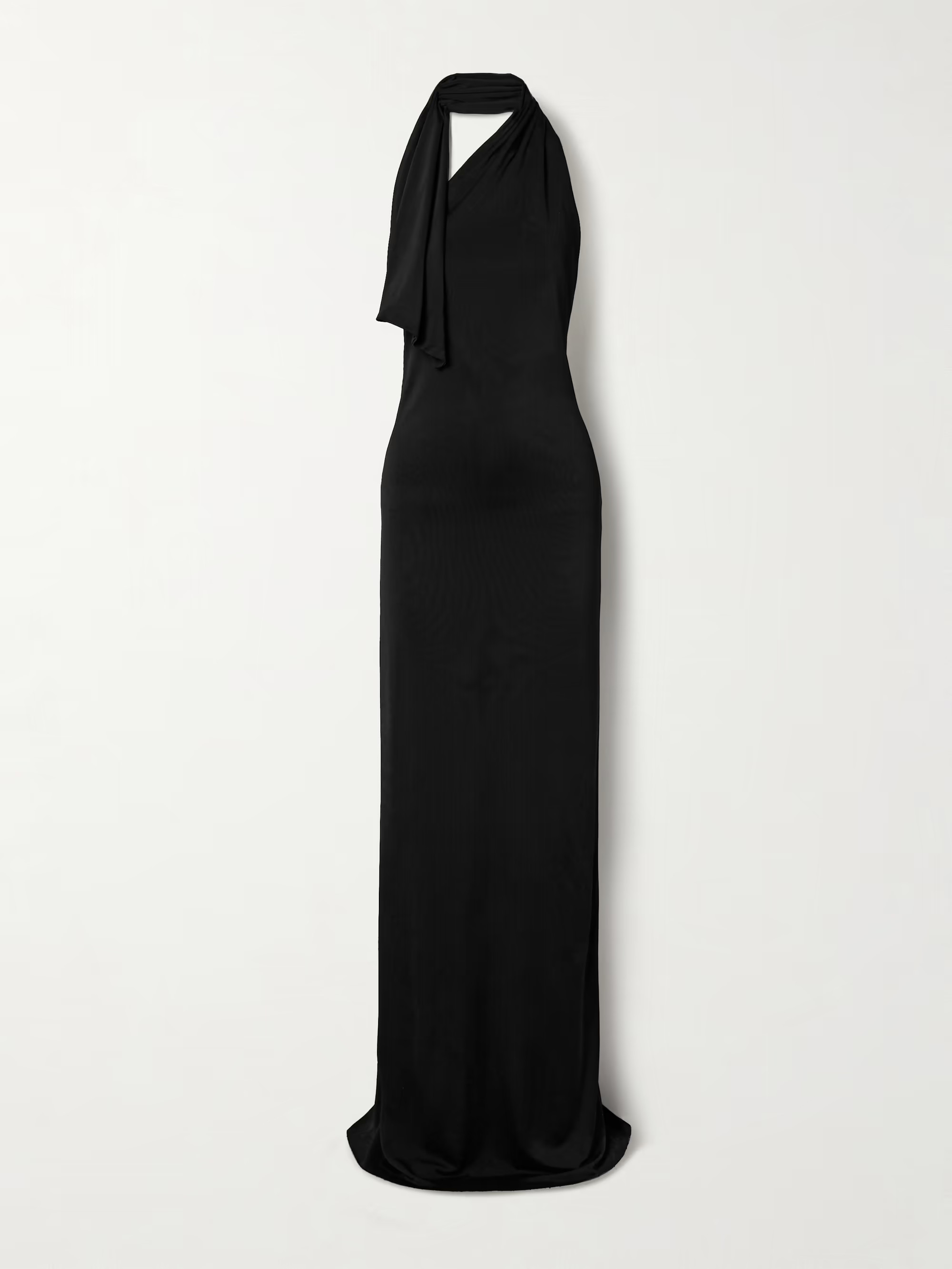 Roza draped jersey halterneck maxi dress | NET-A-PORTER (US)