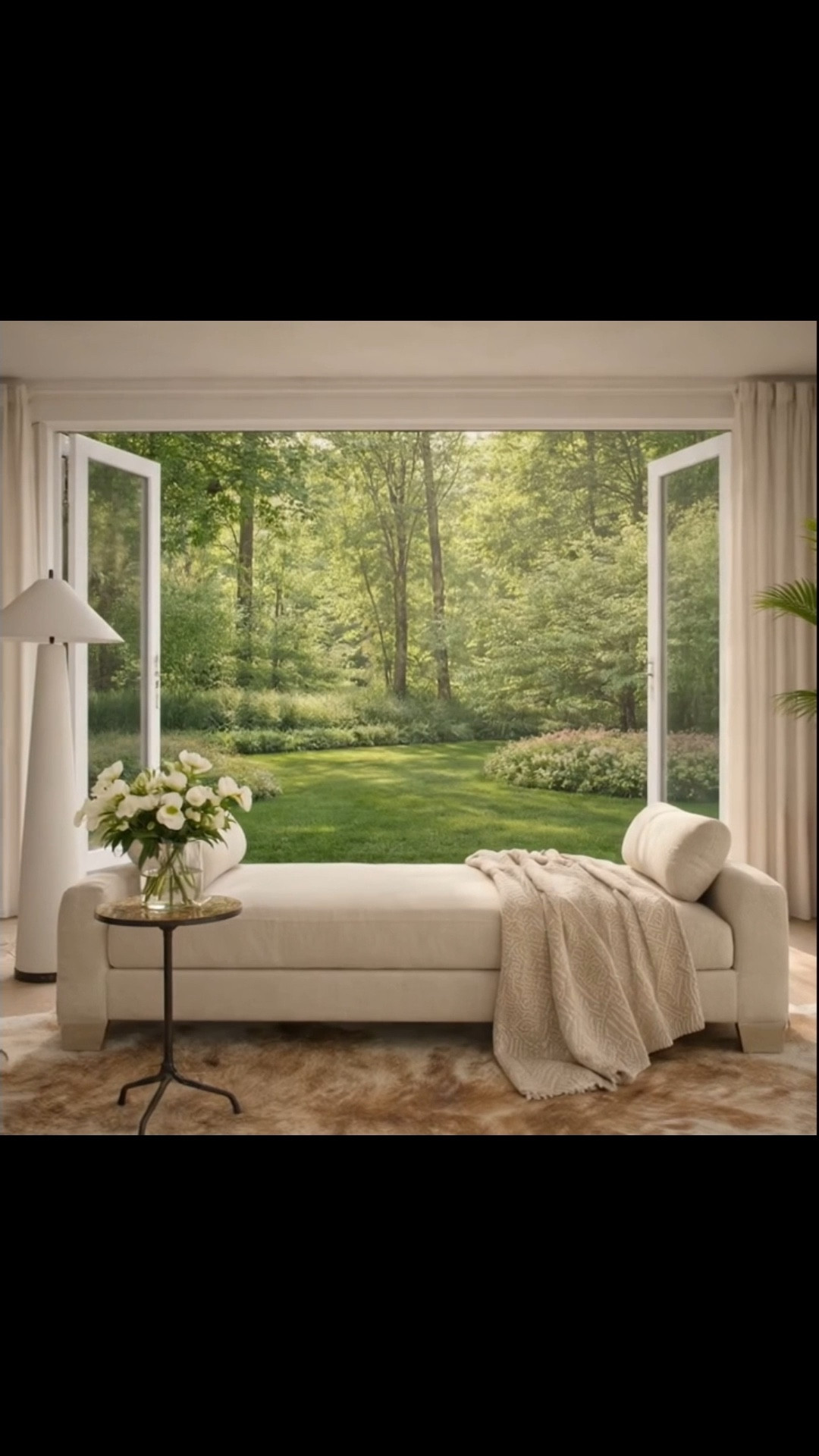 That soft afternoon light just hits different 🤍

Layering texture is everything here — the cowhide rug, the upholstered daybed, soft drapes, and a simple floral arrangement all work together to create that relaxed but elevated feel. I always like mixing structured pieces with softer elements so the space feels lived-in, not staged.

Arhaus is offering up to 50% off right now, which is the perfect time to bring in those foundation pieces that really define the room.

#cowhiderug #daybed #sidetable #floorlamp #floralarrangement #drape #arhaus #livingroomdecor #homeinspo #interiordesign #neutralhome #coastalliving #softlighting

#LTKFestival #LTKHome #LTKMothersDay