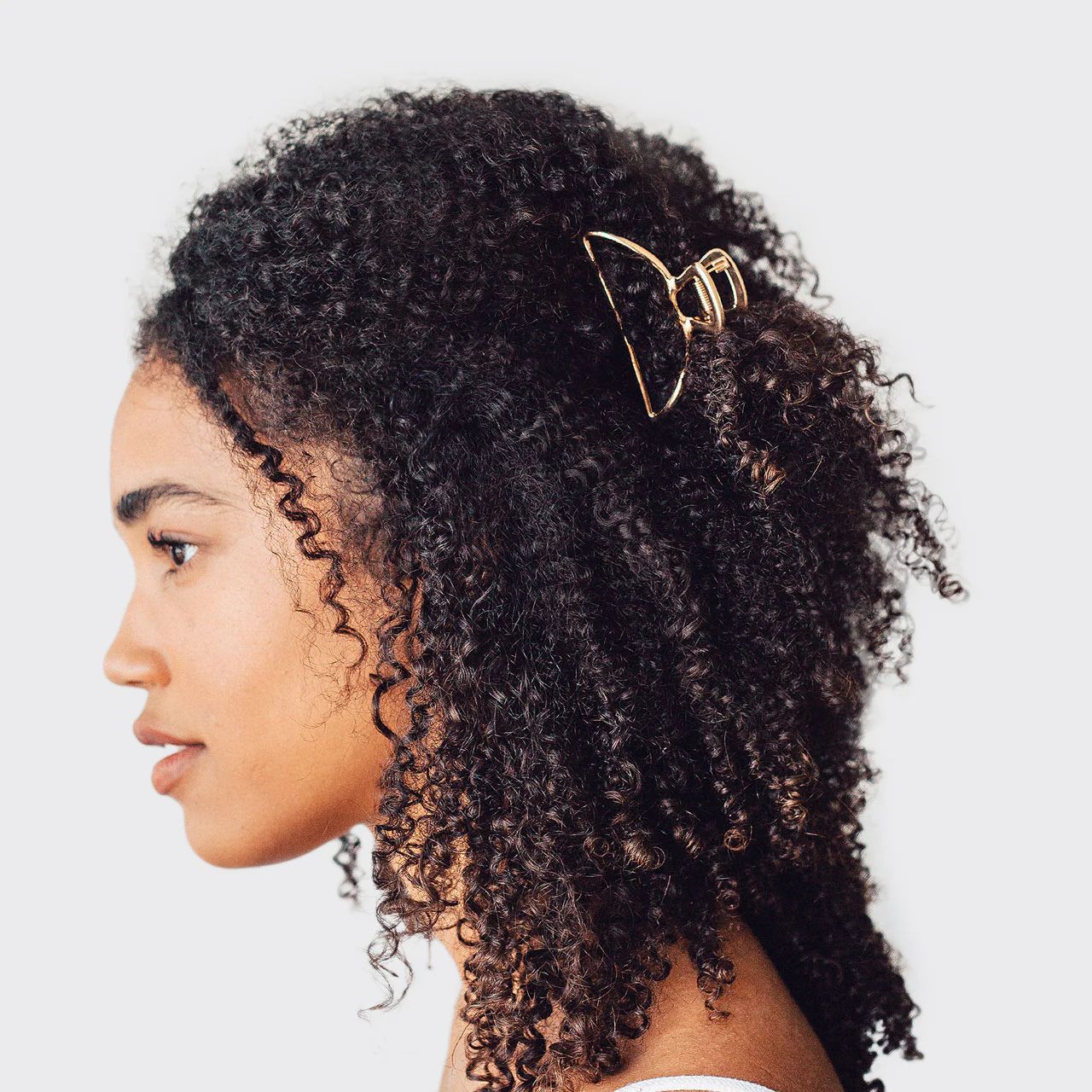 Open Shape Claw Clip - Gold by KITSCH | Kitsch