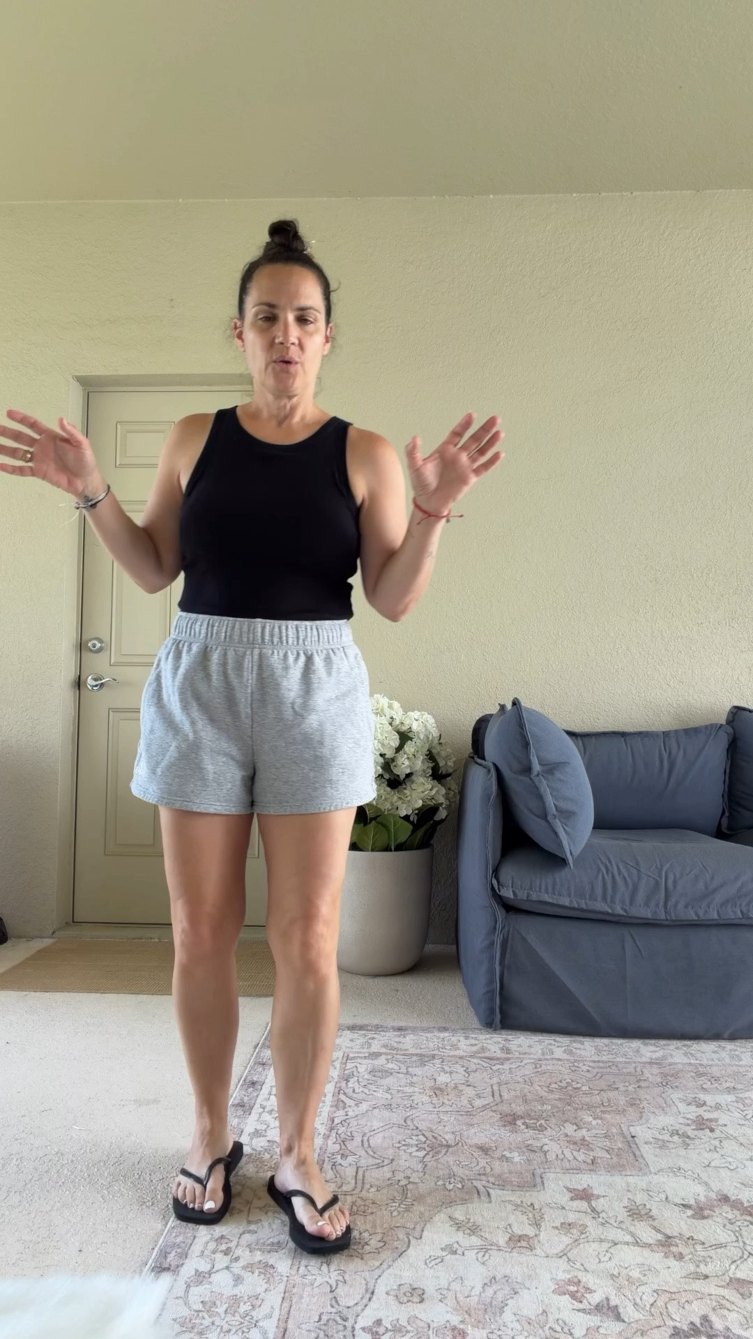 For the top, I chose a medium size, which is the size I typically wear for built-in tops or sports bras. I usually wear a size small in tops.

Regarding the shorts, I opted for a size small for my 26/37 measurements. Since I don’t have a significant waist, I would need a medium size to flip the waist without creating a muffin top effect in that area.

#LTKootd #LTKgrwm #LTKPetite