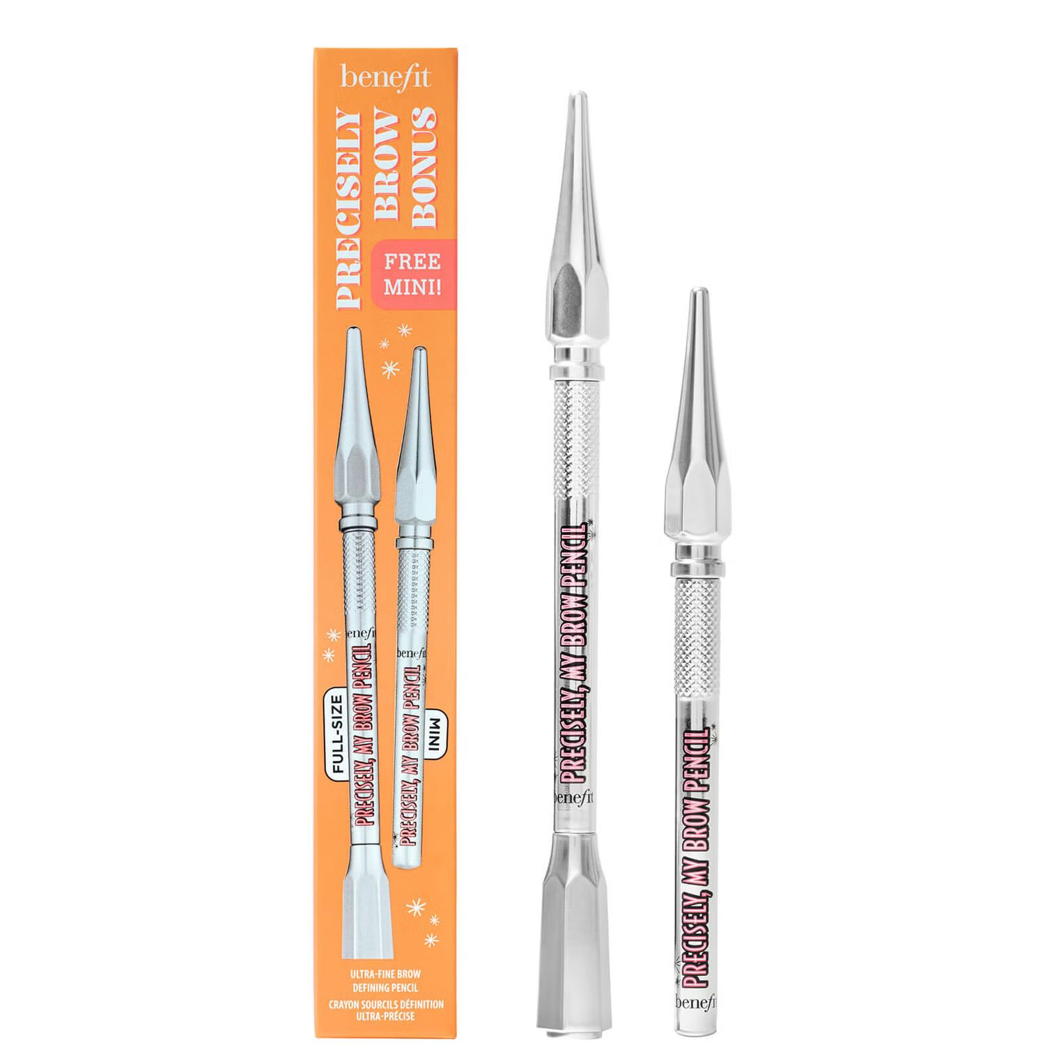 benefit Precisely Brow Bonus Ultra Fine Eyebrow Defining Pencil Duo Set (Various Shades) | Look Fantastic (UK)