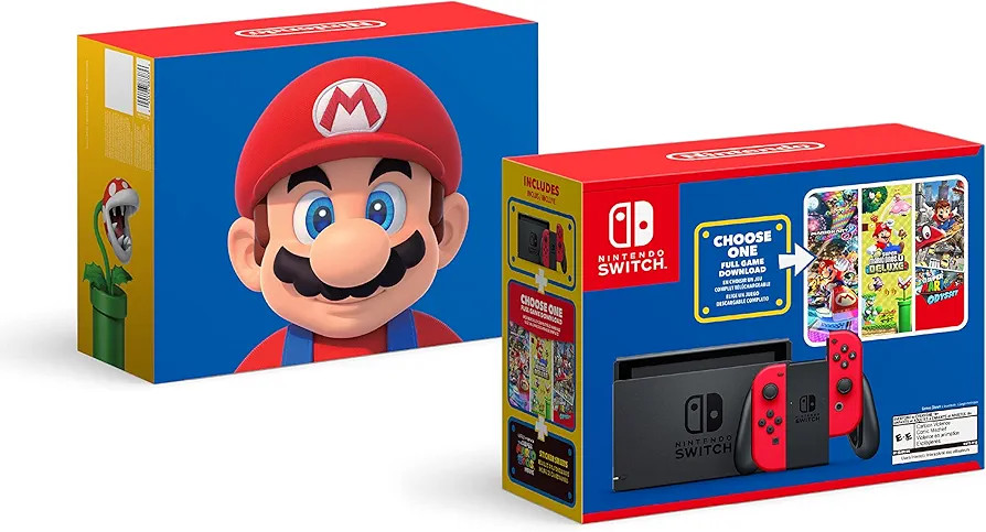 Nintendo Switch Mario Choose One Bundle | Amazon (US)