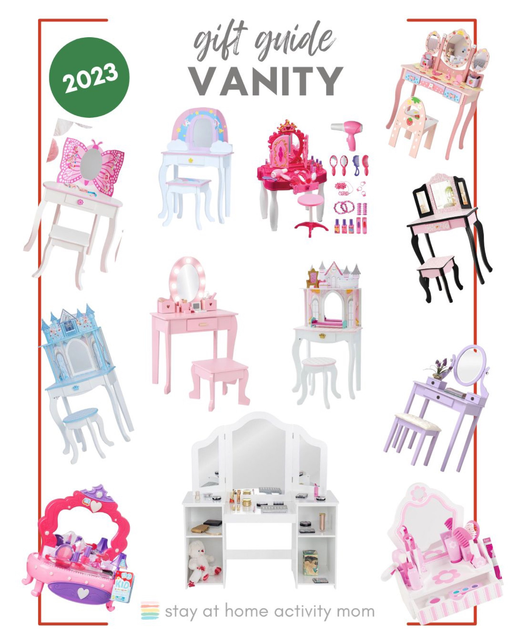 Vanity ideas for the holiday season. Would be a fun addition to any playroom! 

#LTKkids #LTKGiftGuide #LTKHoliday