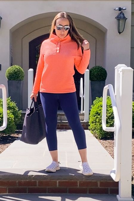 My go to look for daily mom stuff. These shoes are AMAZING!  So light and airy. My leggings are on sale! And this top is perfect. Light enough for warm days and looks well put-together.  Perfect for travel! 

Summer outfit, outfit, spring, shoe crush

#LTKTravel #LTKShoeCrush #LTKFindsUnder100