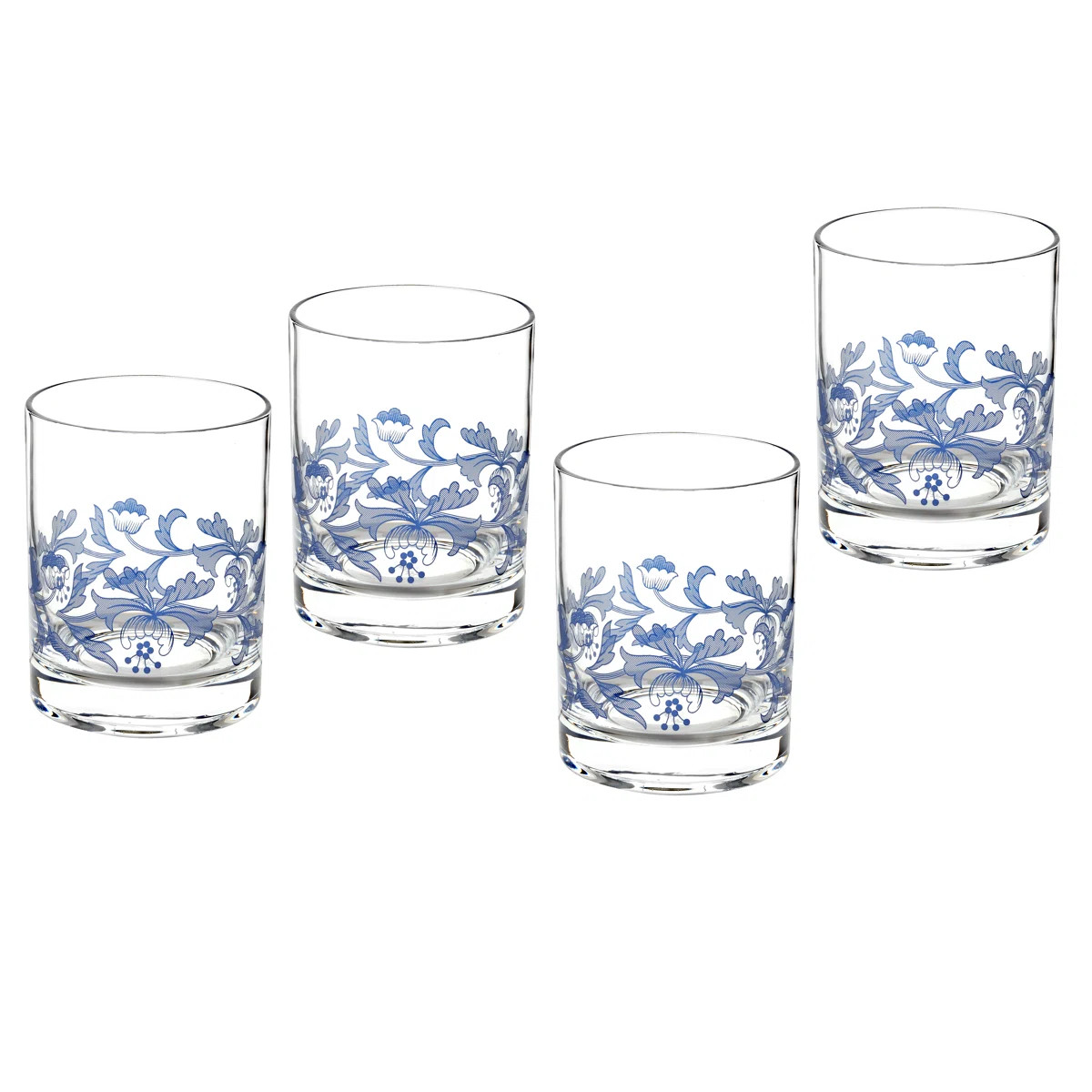 Spode Blue Italian Dof Glasses 14 Oz (Set of 4) | Wayfair North America