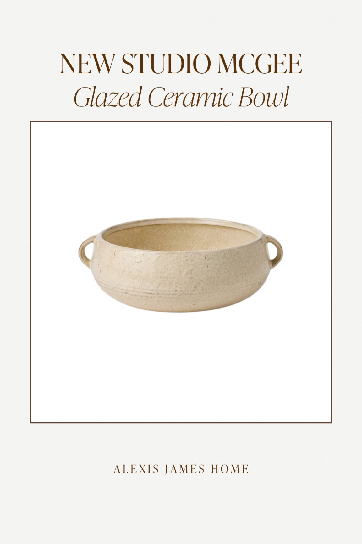  New 2025 Studio McGee at Target - Ceramic Glazed Bowl! 

#LTKHome #LTKFindsUnder50 #LTKSeasonal