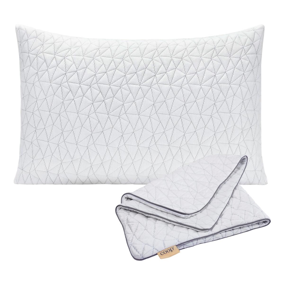 Coop Sleep Goods Adjustable King Pillow and Coolside Cover - 22491007 | HSN | HSN