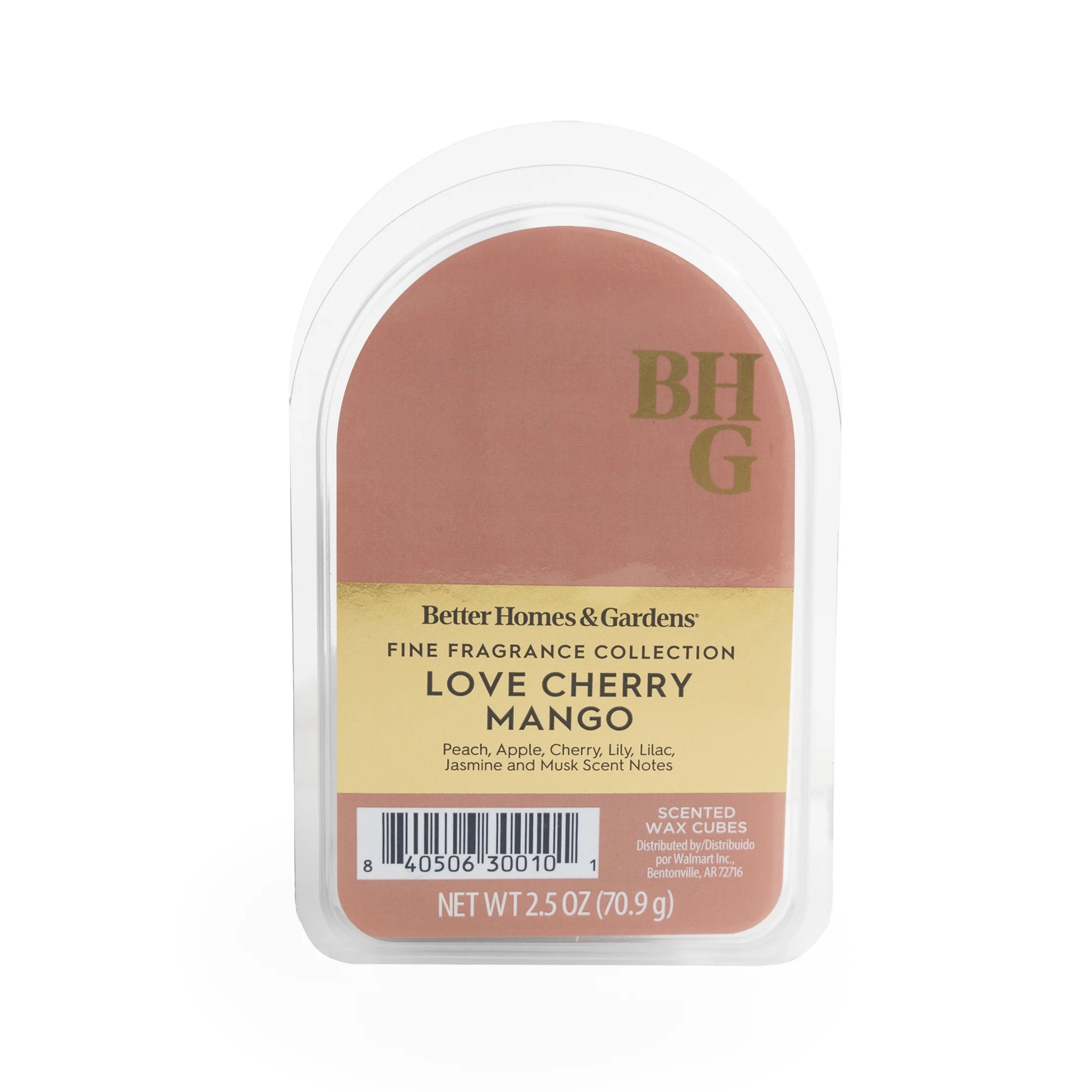 BHG Luxury Fragrance, Love Cherry Mango Scented Wax Melts, 2.5oz | Walmart (US)