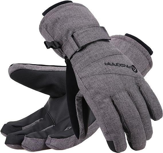 ANDORRA Women's Waterproof Touchscreen Ski Gloves | Amazon (US)