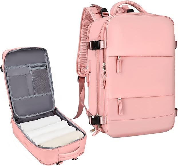 coowoz Large Travel Backpack Women, Carry On Backpack,Hiking Backpack Waterproof Outdoor Sports R... | Amazon (US)