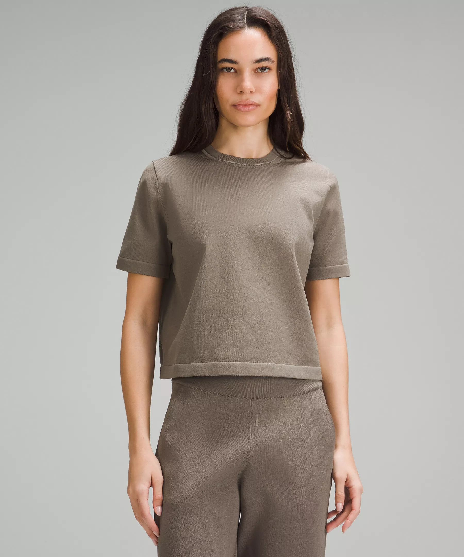 Boxy Knit T-Shirt | Lululemon (US)
