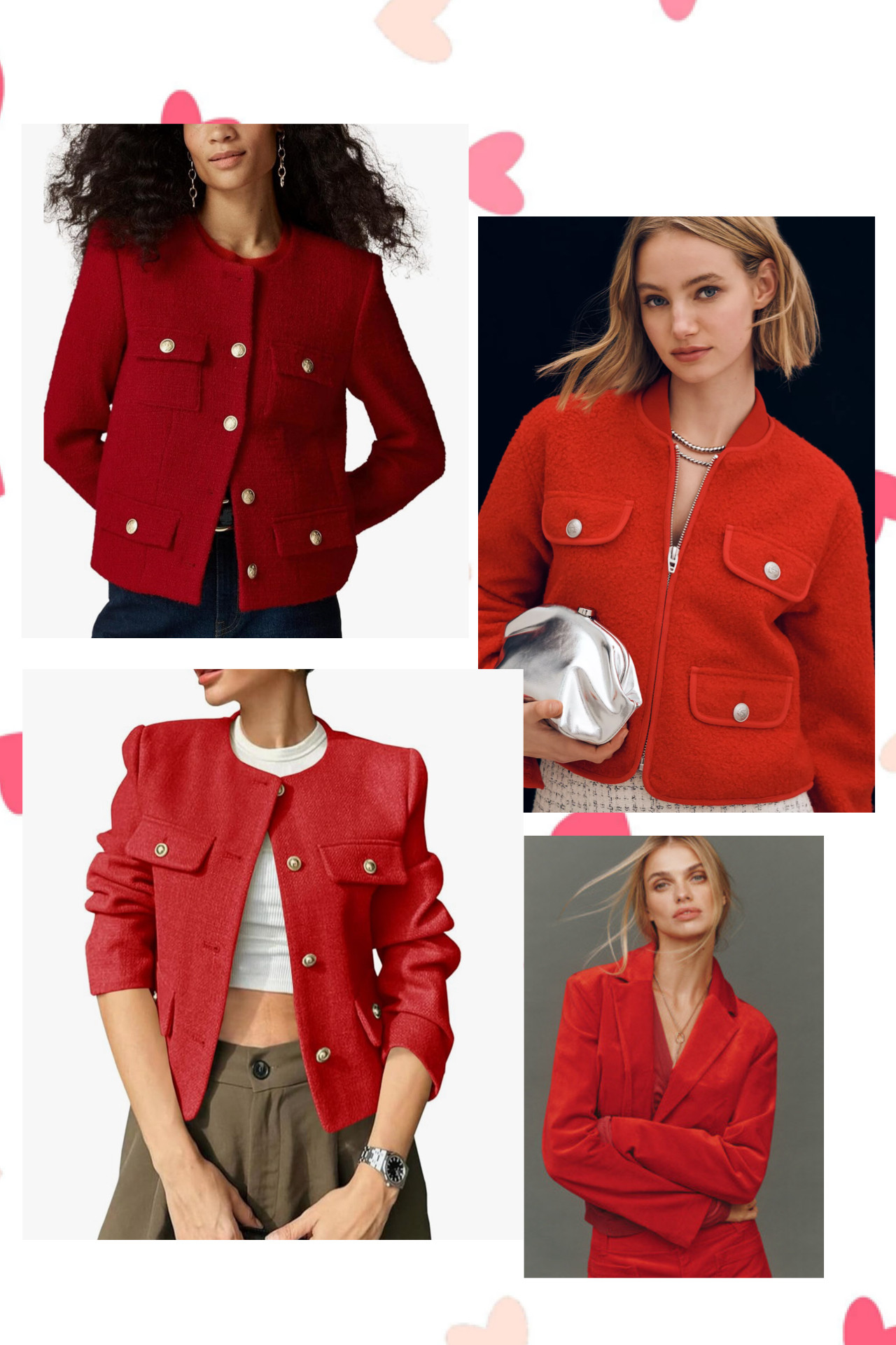 Snag a red jacket for the ultimate Valentine’s Day outfit—bold, romantic, and instantly elevated. Whether you’re styling a red leather jacket, red blazer, or a cozy red puffer, this is the easiest way to nail that date night look, Galentine’s vibe, or everyday winter style with a pop of color. ❤️ Shop my favorite red outerwear picks + Valentine’s Day fashion finds linked here.


#RedJacket #ValentinesDayOutfit #DateNightOutfit #WinterFashion #Outerwear #RedBlazer #LeatherJacket #PufferJacket #StreetStyle #CapsuleWardrobe #OutfitInspo #WhatToWear #FashionFinds #LTKIt #LTKStyle #LTKSale 

 #LTKdayinmylife #LTKSeasonal #LTKOver40