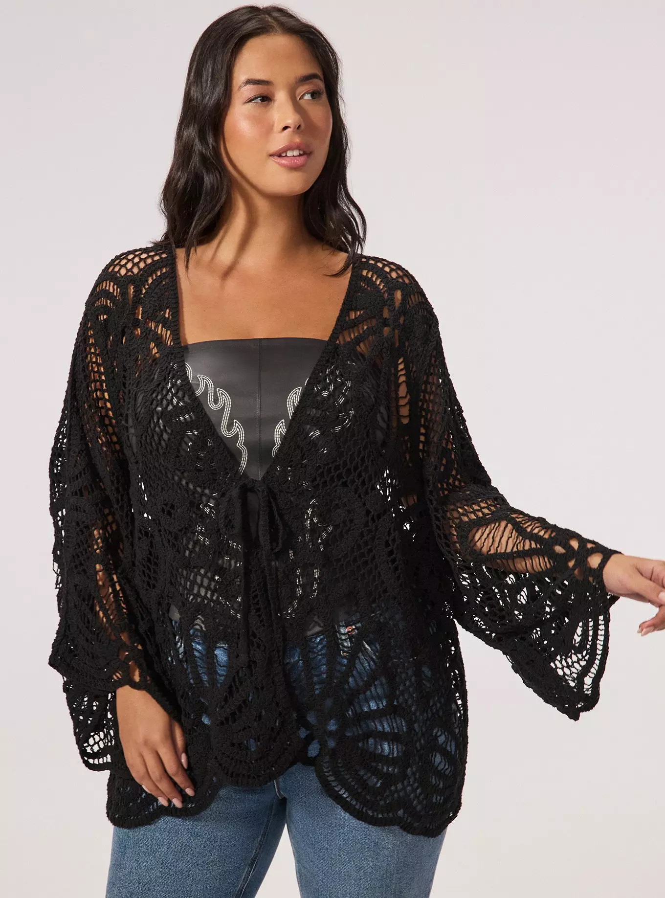 Crochet Ruana With Sleeves | Torrid (US & Canada)