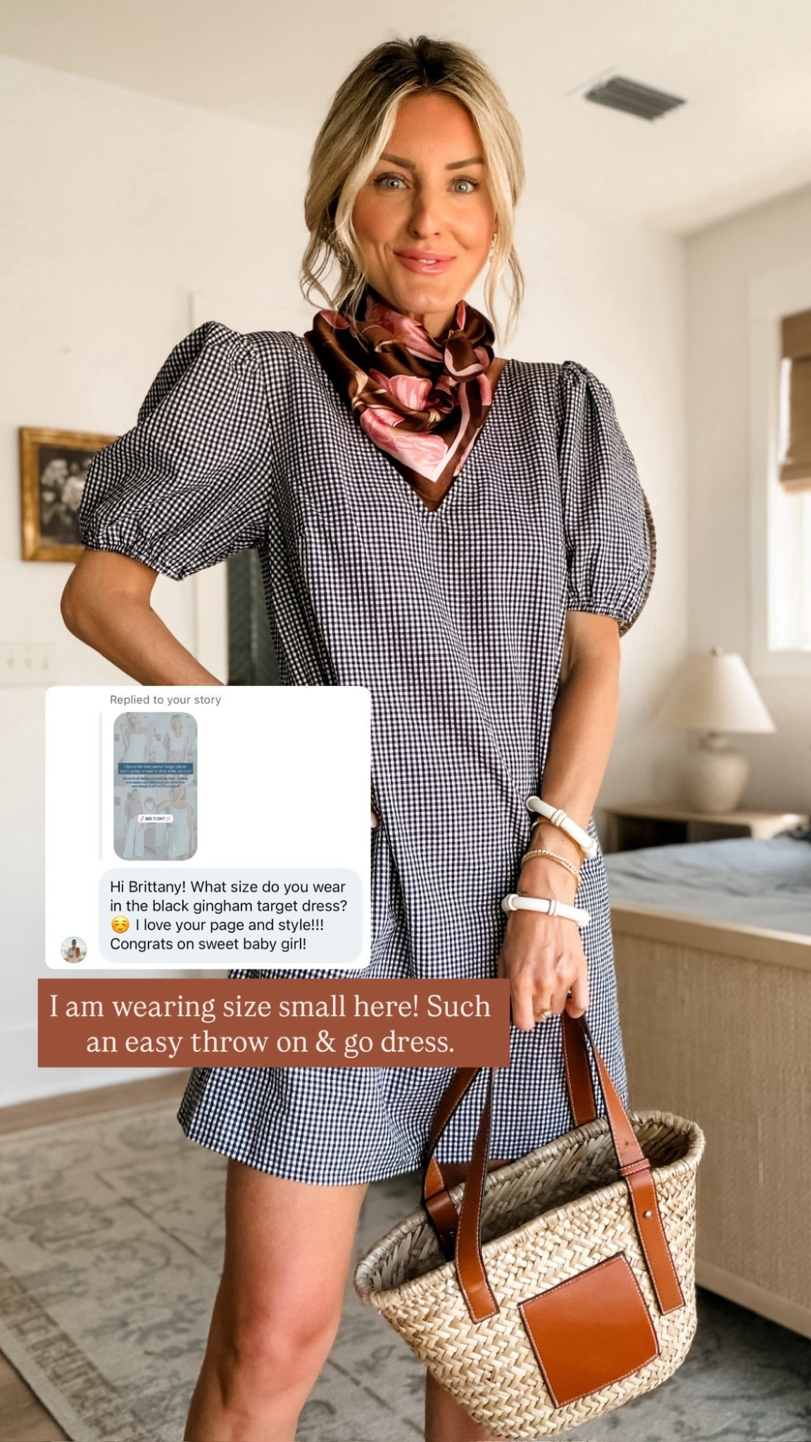 How cute is this gingham dress?! I love the puff sleeves! Wearing S.

Loverly Grey, Target find, Target fashion, gingham dress, spring dress, spring fashion, spring outfit ideas 

#LTKootd #LTKSeasonal