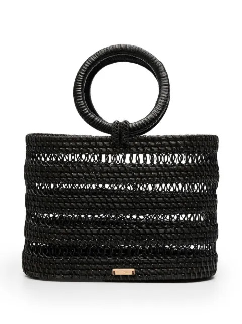 Coco top-handle woven straw tote | Farfetch (UK)