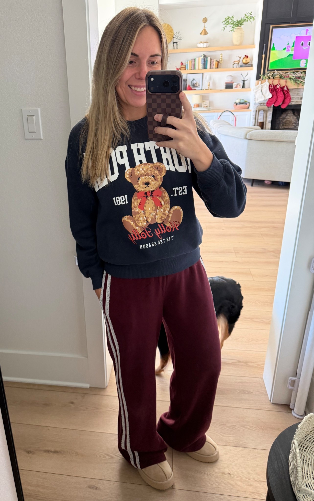 $15 sweats!!! 🎁 I sized up in the pants for a looser fit. Both are very tts. You can resize up though if they’re sold out in your size. 

#LTKmomlife #LTKootd #LTKCyberWeek