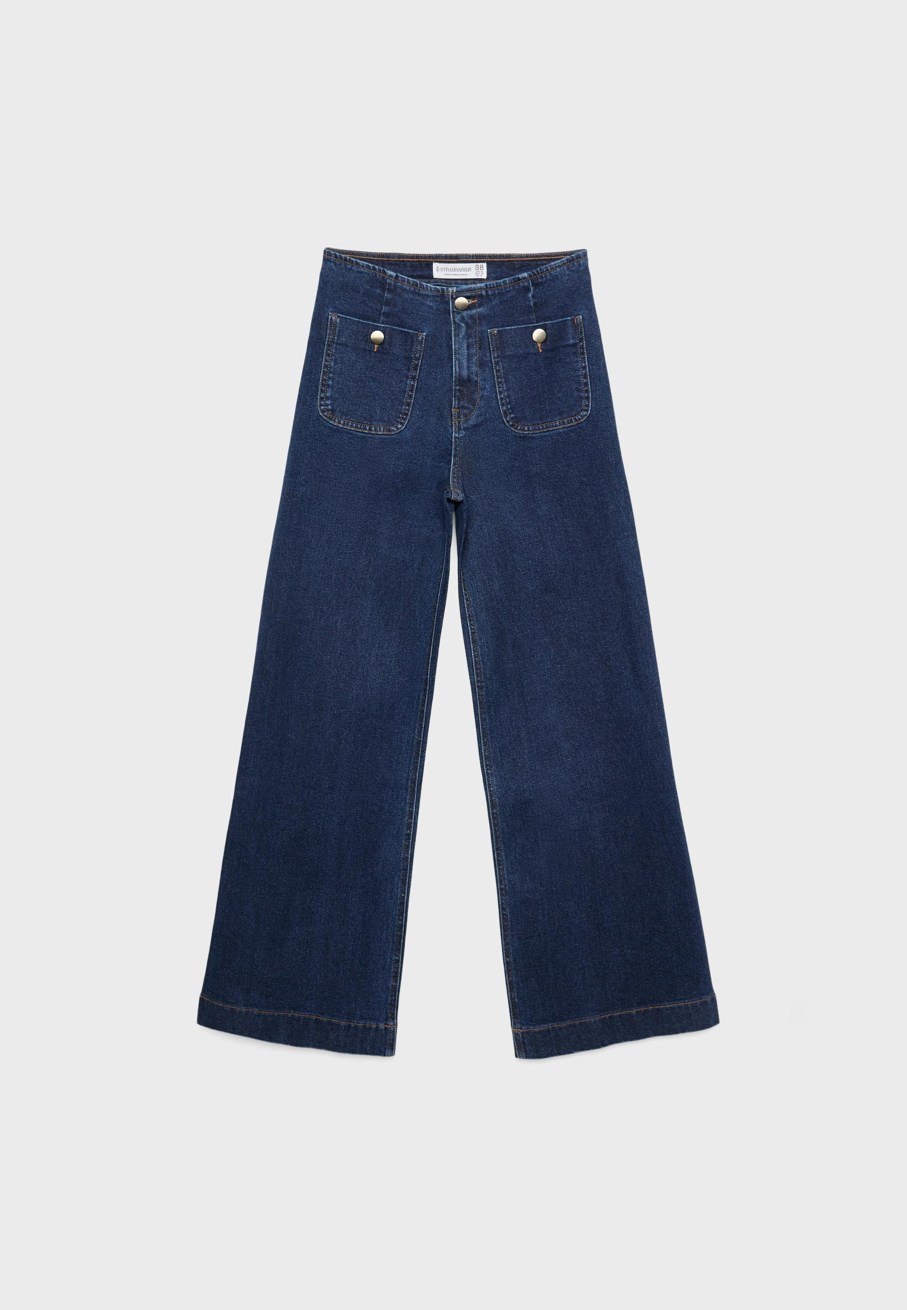 D77 Jeans minimal con tasche - Jeans da donna | Stradivarius Italia | Stradivarius (IT)